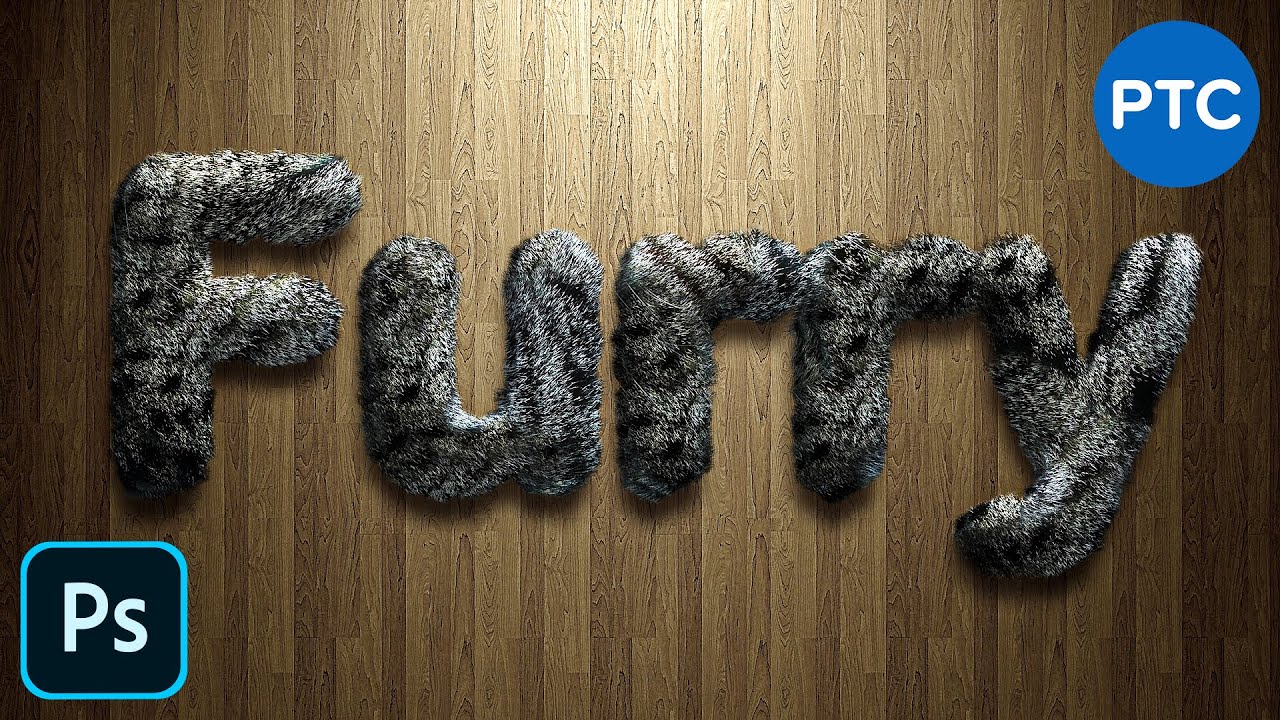 Create an Amazingly Realistic FURRY TEXT EFFECT In Photoshop