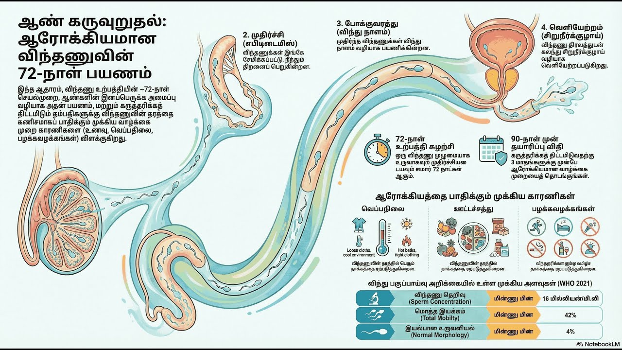 72 நாட்களில் விந்தணு எண்ணிக்கையை இயற்கையாக அதிகரிப்பது எப்படி? | Male Fertility Tips Tamil