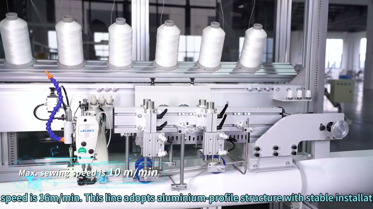 Automated production line for dust collection filter bags