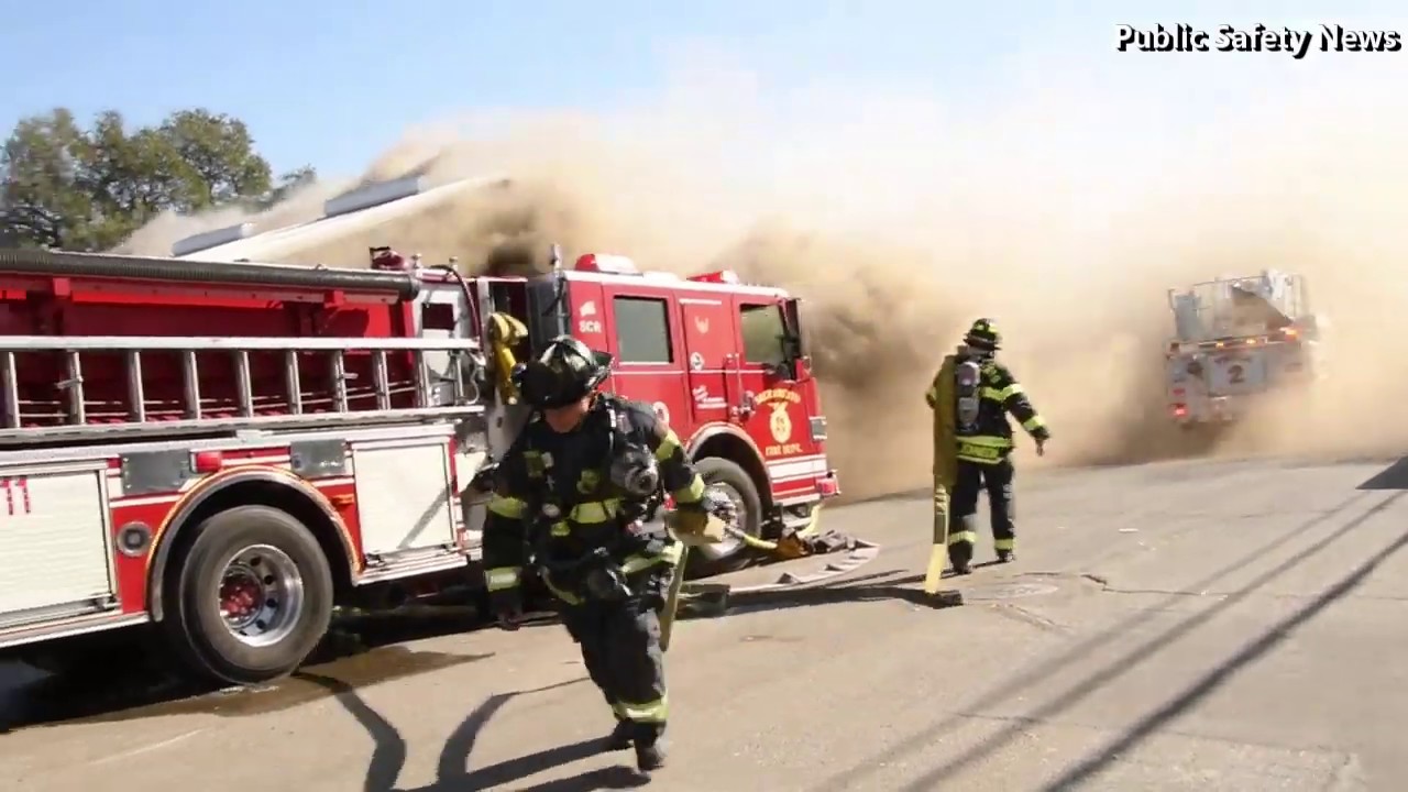 Commercial Structure Fire, Acoma Street, Old North Sacramento, October 27, 2019
