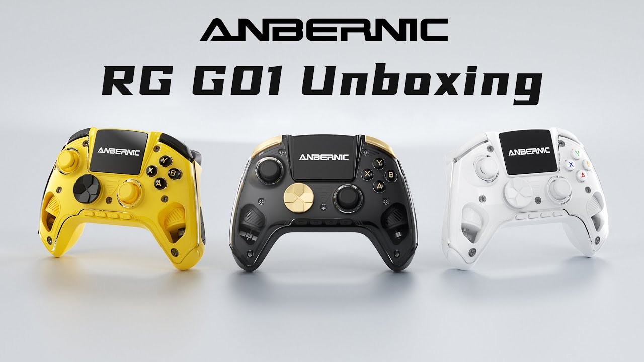 Официальная распаковка: контроллер ANBERNIC RG G01