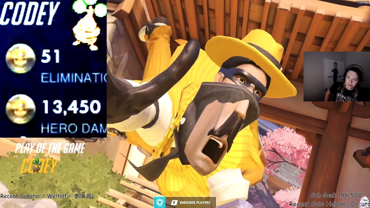 CODEY MCCREE META! 51 ELIMS! POTG! [ OVERWATCH SEASON 20 TOP 500 ]