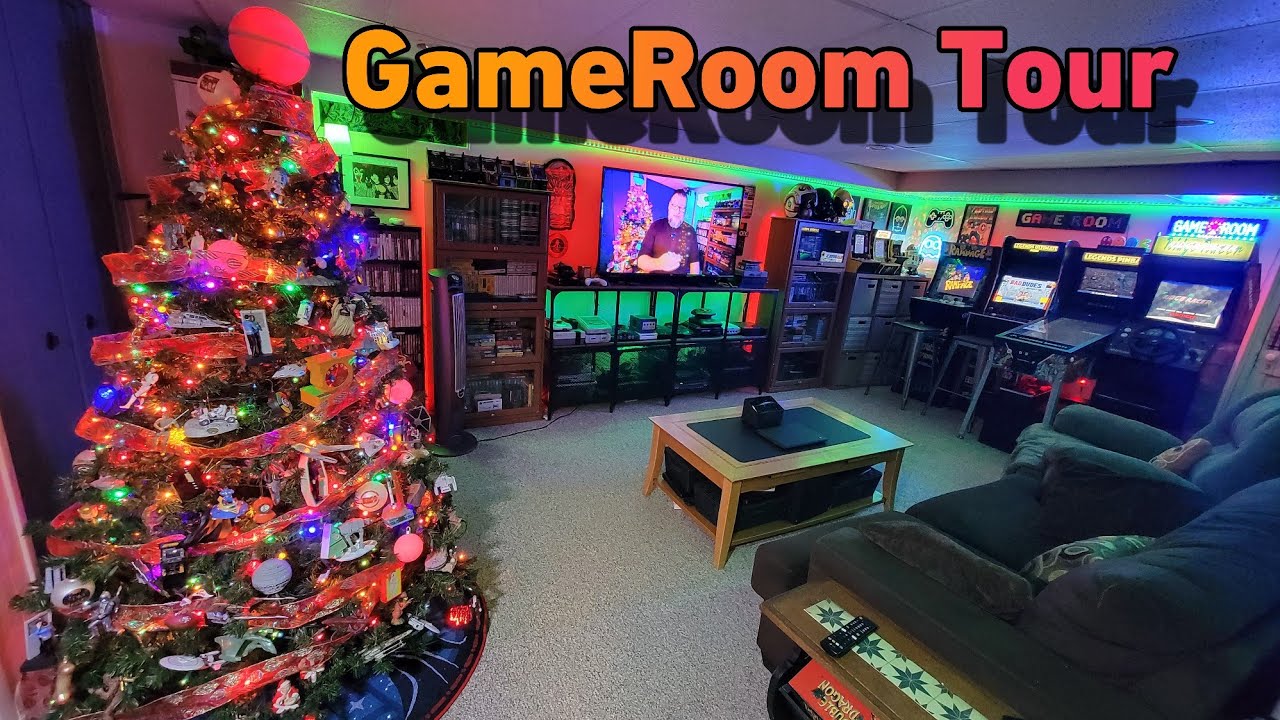 Retro Cellar Gameroom Tour