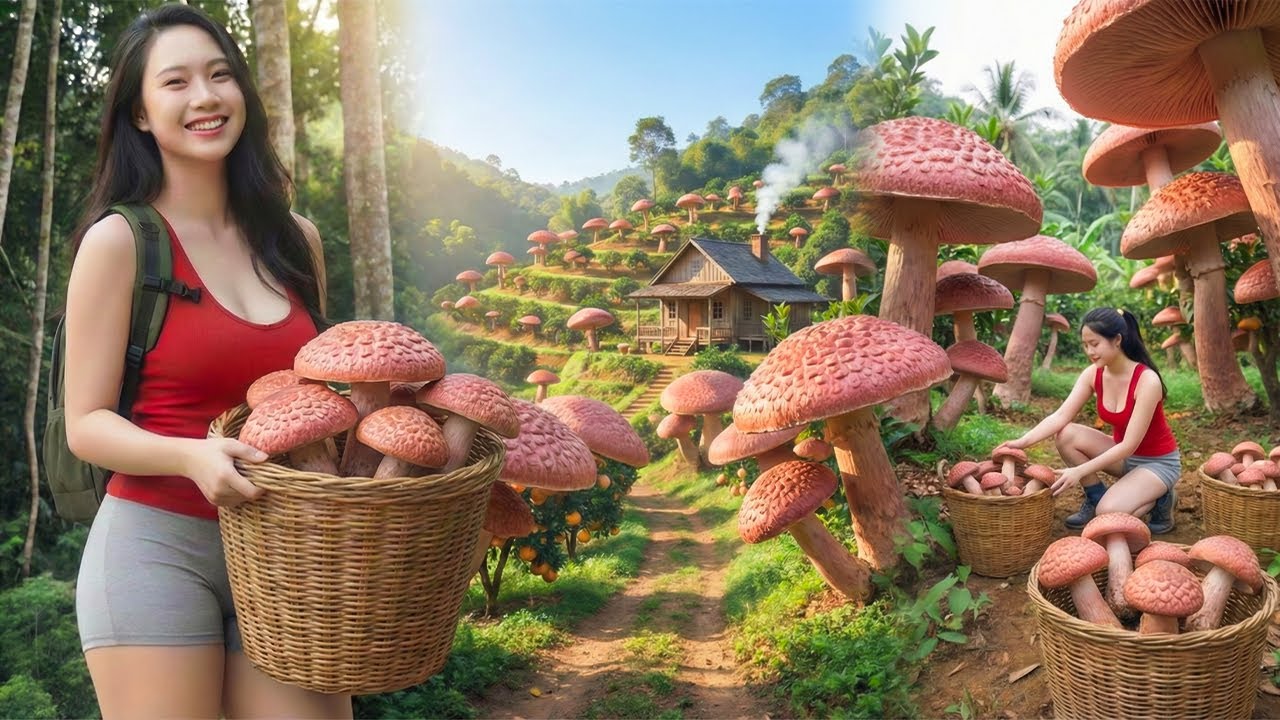 Amazing Rare Mushroom Harvest! Bringing Exotic Forest Treasure To Countryside Market For Villagers
