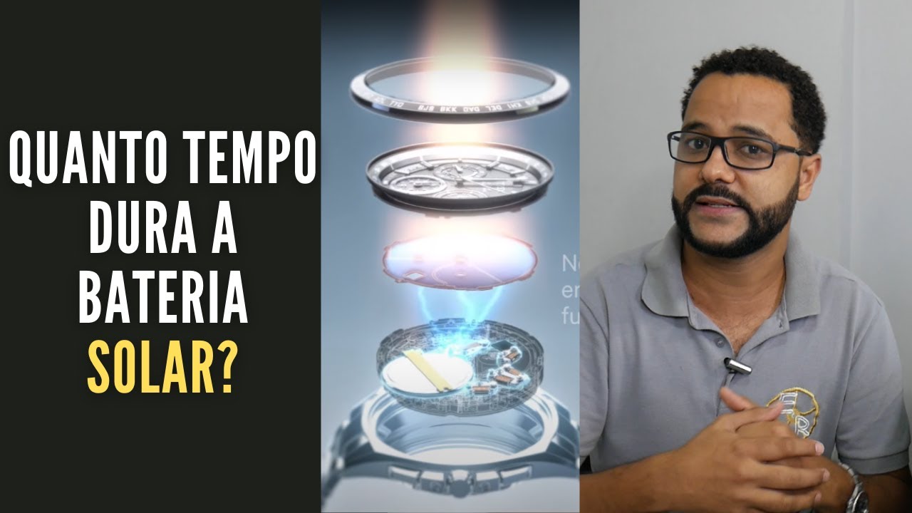 Quanto tempo dura uma bateria de relógio solar-Ezequias Relojoeiro