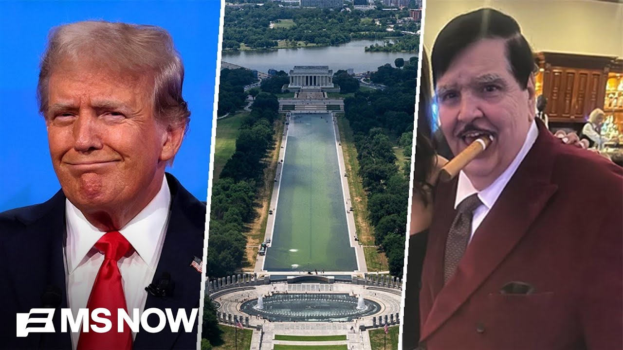 Trump&rsquo;s reflecting pool fiasco gets a &lsquo;Greenwatergate&rsquo; twist