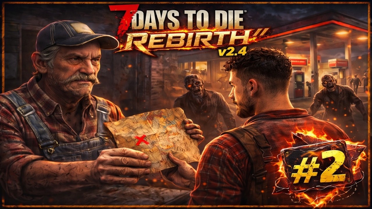 7DTD 🧟 #2 | Trader Rekt wysłał nas na STACJĘ PEŁNĄ ZOMBIE… | 7 Days to Die 2.4