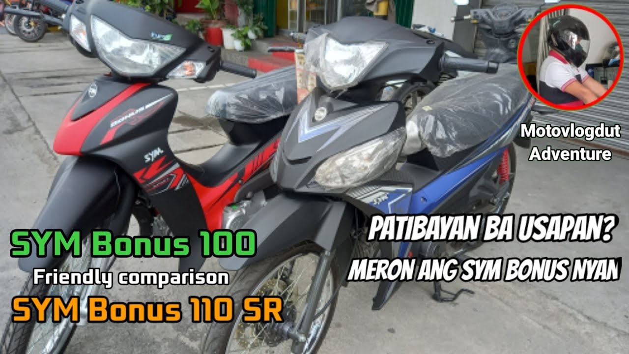 New SYM Bonus x 100 at Bonus 110 SR l SYM Bonus Motorcycles l Price and Specs Ano ang Pinagkaiba??