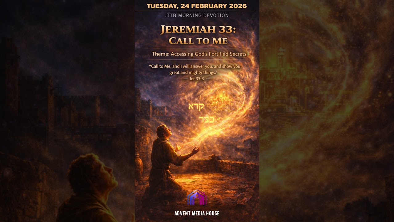 📖 JEREMIAH 33 — CALL TO ME