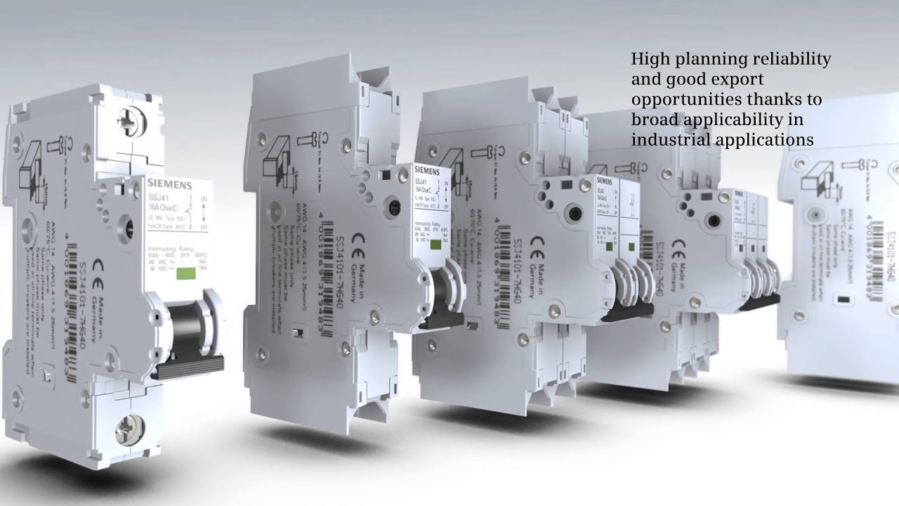 Siemens 5SJ4 &hellip;  HG Miniature Circuit Breakers