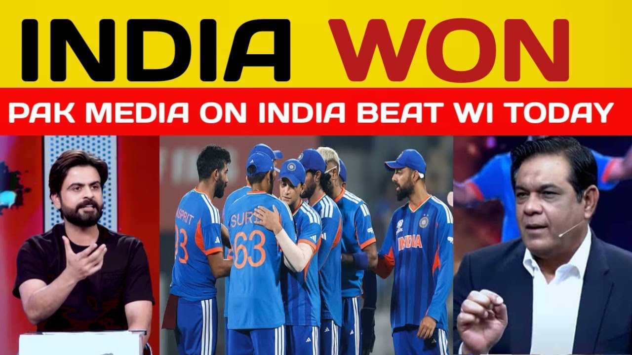 SHAHID AFRIDI SHOCKED INDIA BEAT WEST INDIES || IND VS WI | PAK MEDIA REACTION