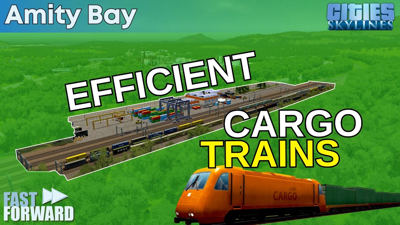 Efficient Cargo Trains: The Backbone of Industry in Cities Skylines!