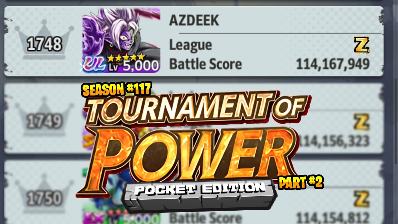 TOP SEASON 117 FULL WALKTHROUGH part 2 (pocket edition) (Dragon Ball Legends)