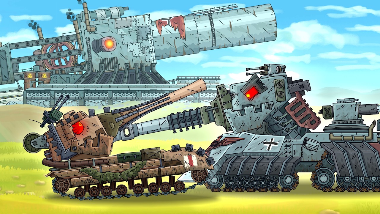 THERE'S NO STOPPING THIS MONSTER! All Monsters VS Gustav - Cartoons about tanks