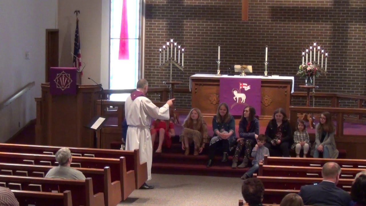March 15, 2020 - St. Paul's Lutheran Church - Children's Message