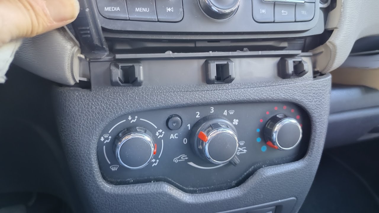 Dacia LODGY naprawa podświetlenia nawiewów