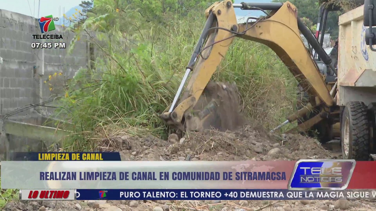 Realizan limpieza de canal en la colonia Sitramacsa de La Ceiba