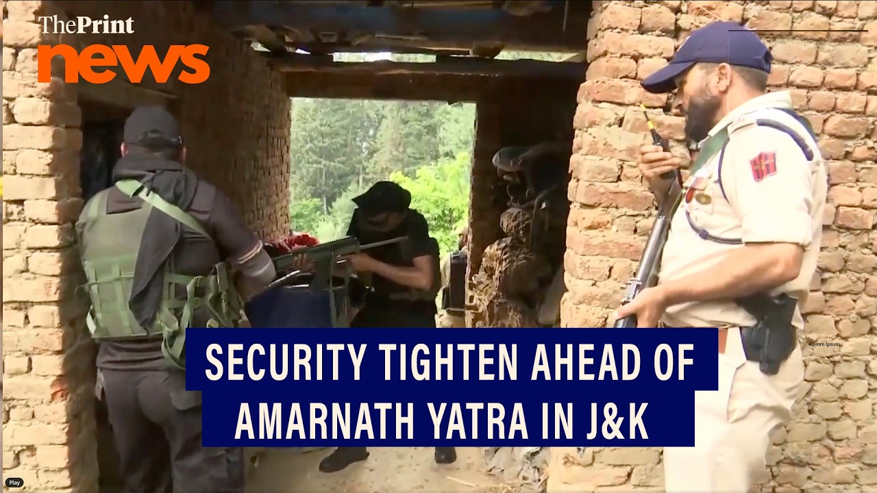 Anantnag police tighten security ahead of Amarnath Yatra in Jammu and Kashmir