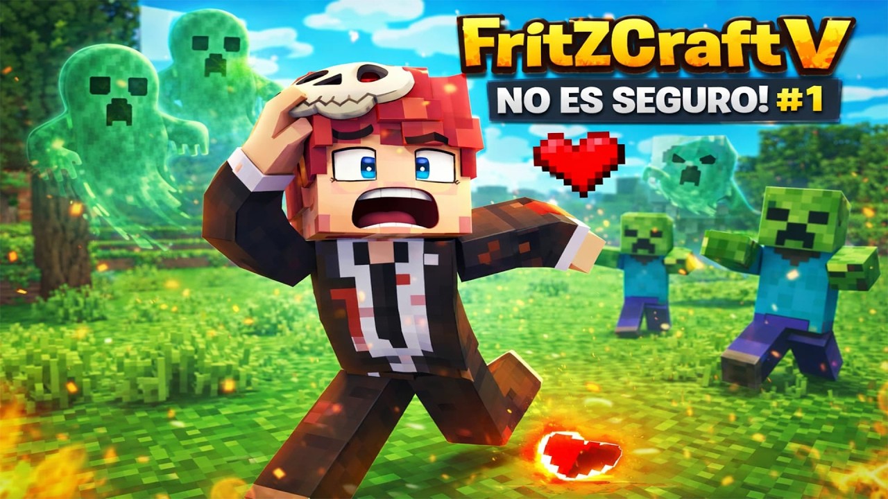 FritZCraftV NO es nada SEGURO  | Arracamos nueva AVENTURA en un SERVER con MODS