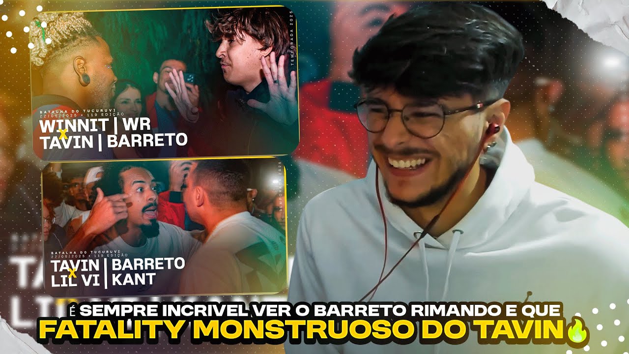 ALAN REAGE (FATALITY DO ANO) BARRETO E TAVIN X WINNIT E WR + BARRETO E TAVIN X KANT E LIL VI | REACT