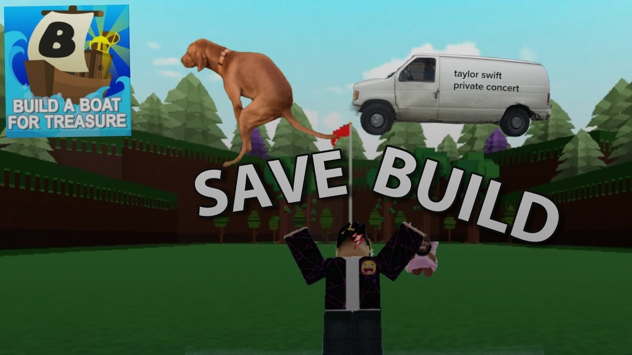 SHOWING OFF MY SAVE BUILD!!! (Build A Boat For Treasure)