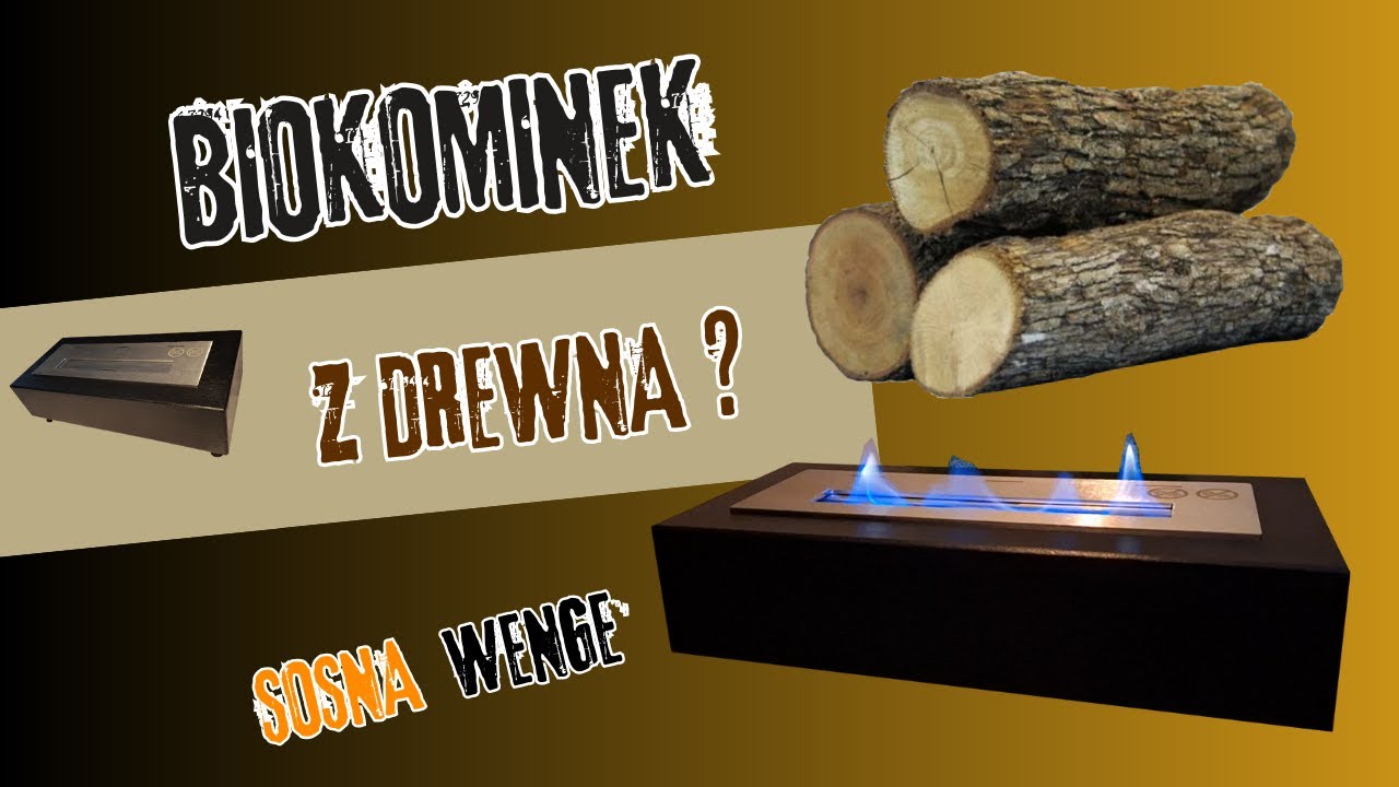 Jak zrobić Biokominek z drewna ? DIY