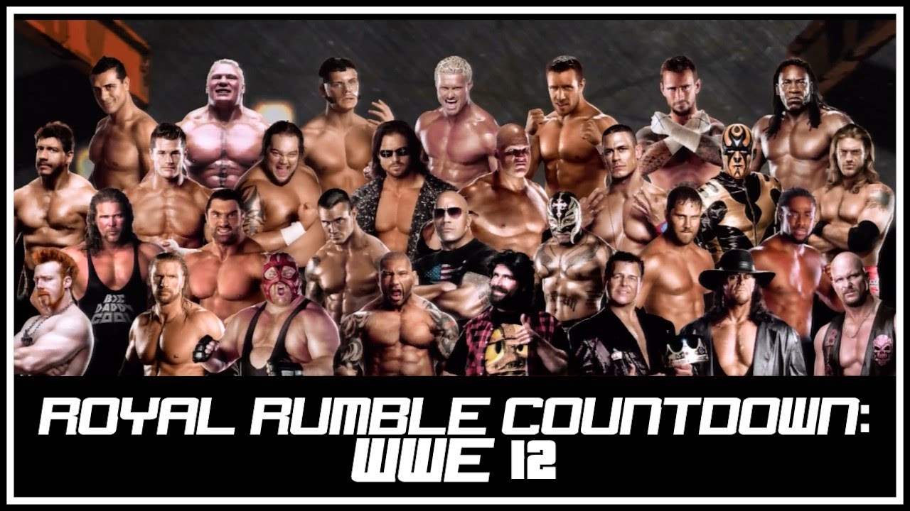 WWE 12 - 30 Man Royal Rumble Match
