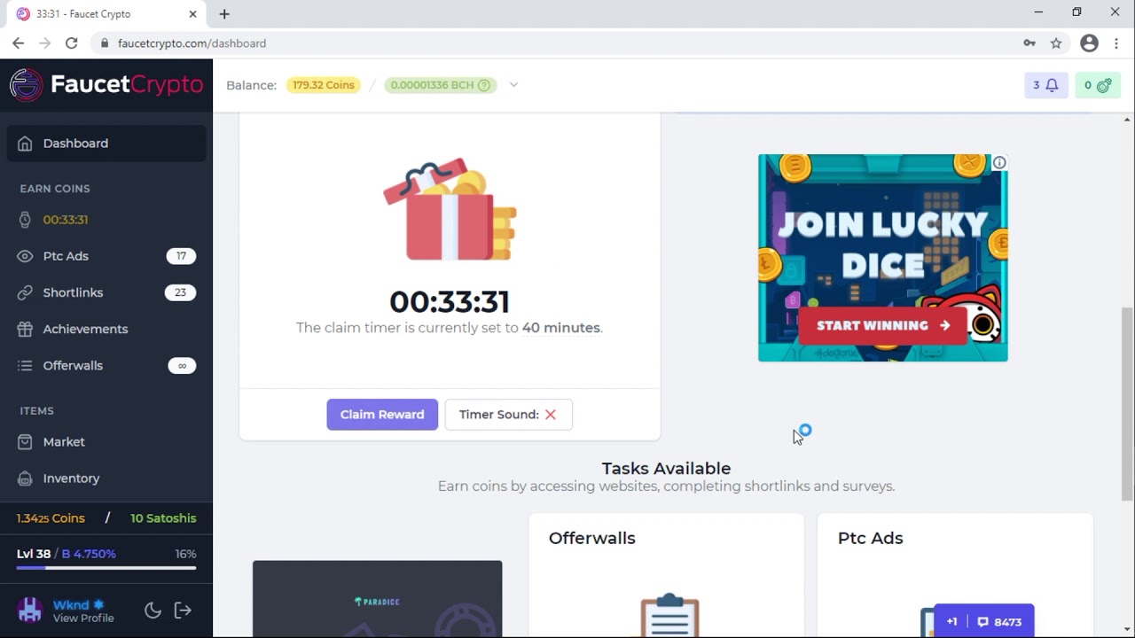How to use faucet auto claim with faucet crypto