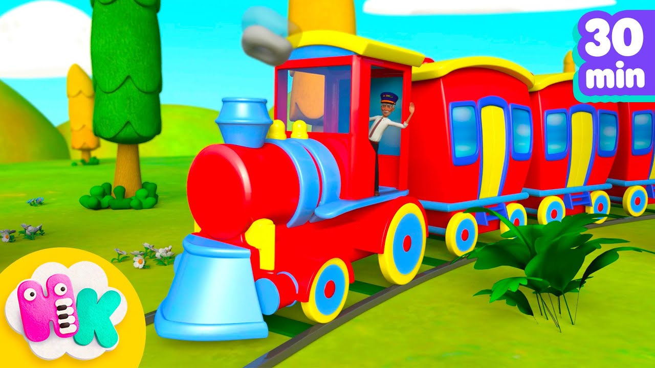 Le train voyage en sifflotant 🚂 Dessin animé | HeyKids Comptines pour bébé | Animaj Kids