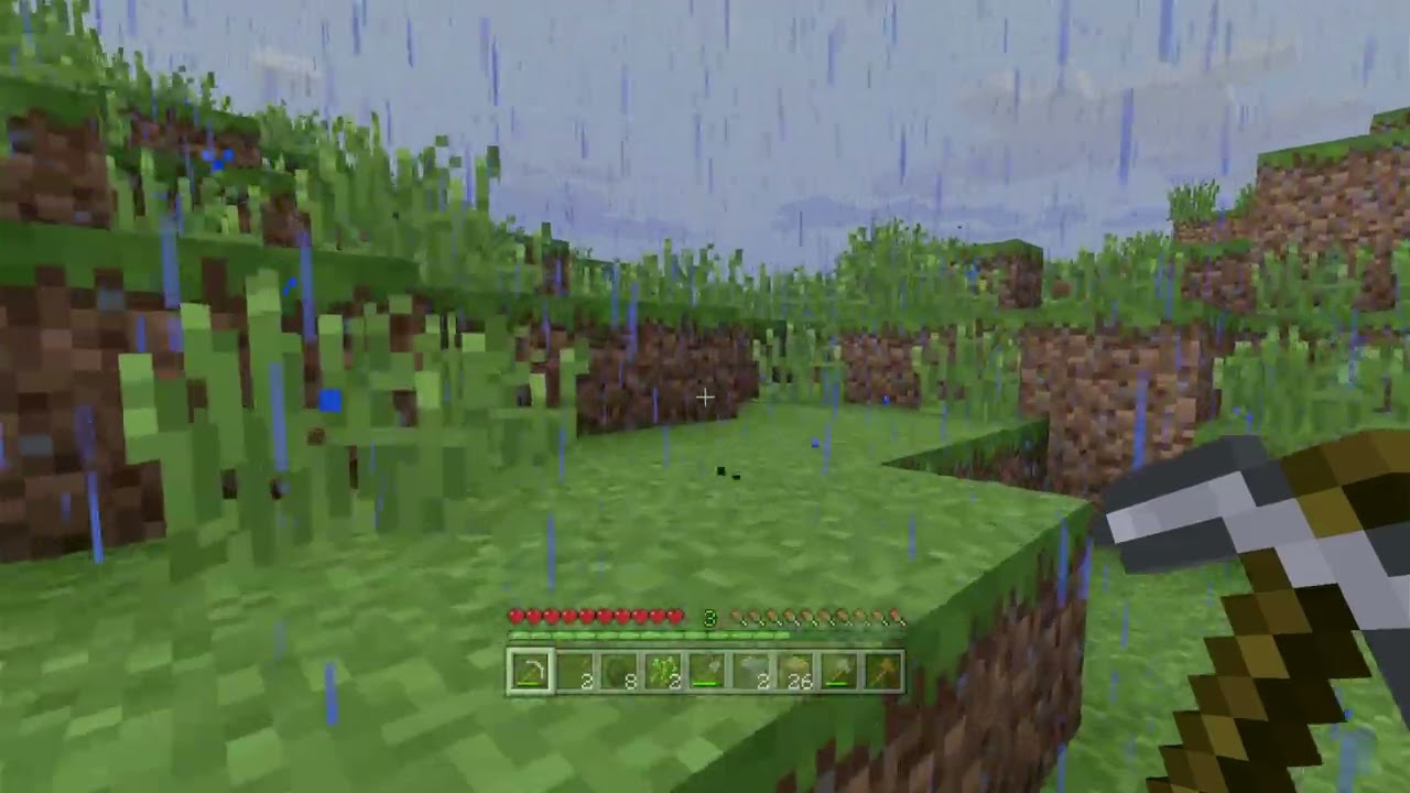 surviving on Minecraft PS4s editons oldest update TU15 