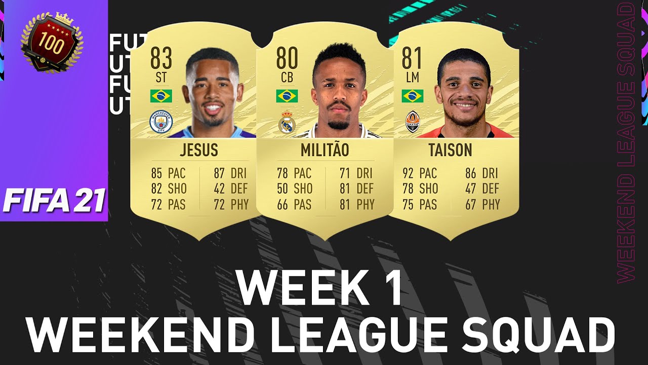 OP BRAZIL SQUAD FOR WEEKEND LEAGUE - FIFA 21 Squad Builder