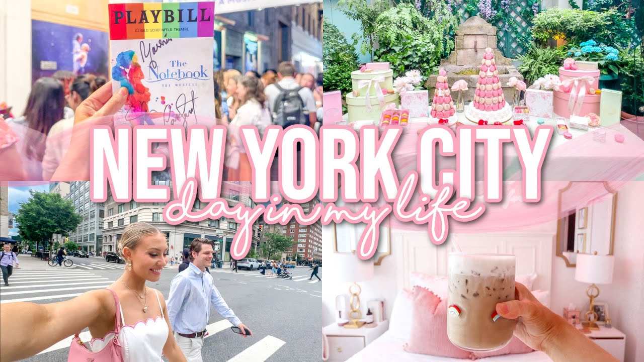 Day In My Life in NYC! | Broadway Show, Laduree Event, Working From Home & More | Lauren Norris