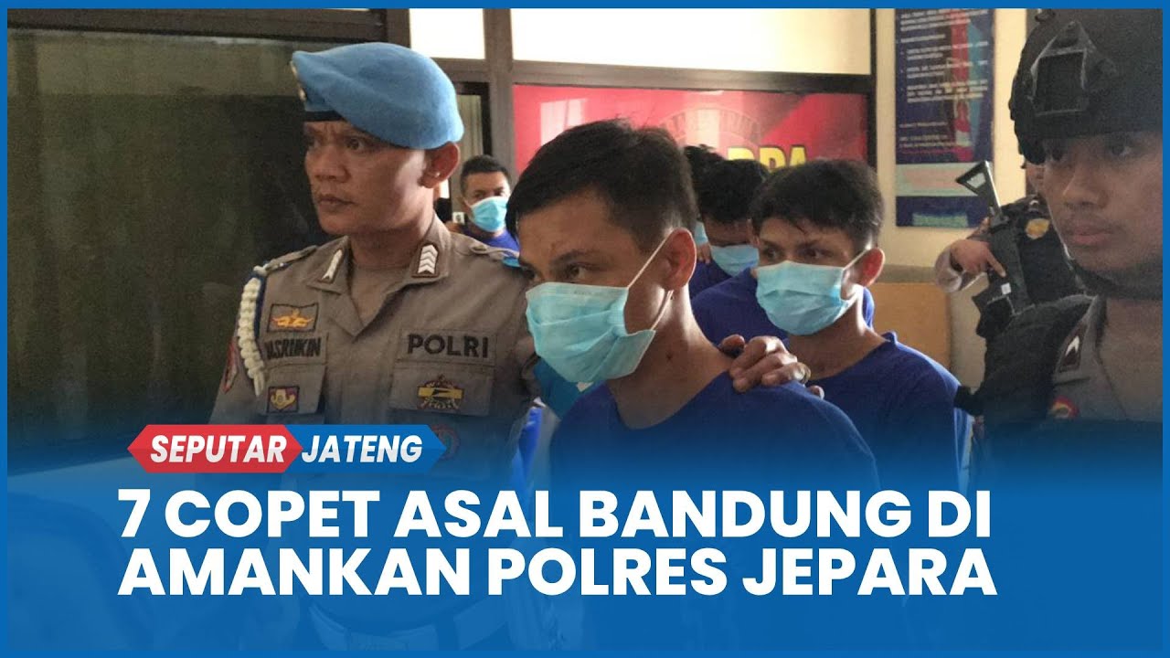 Tujuh Orang Copet Asal Bandung Nekat Nyopet di Jepara Untuk Foya Foya