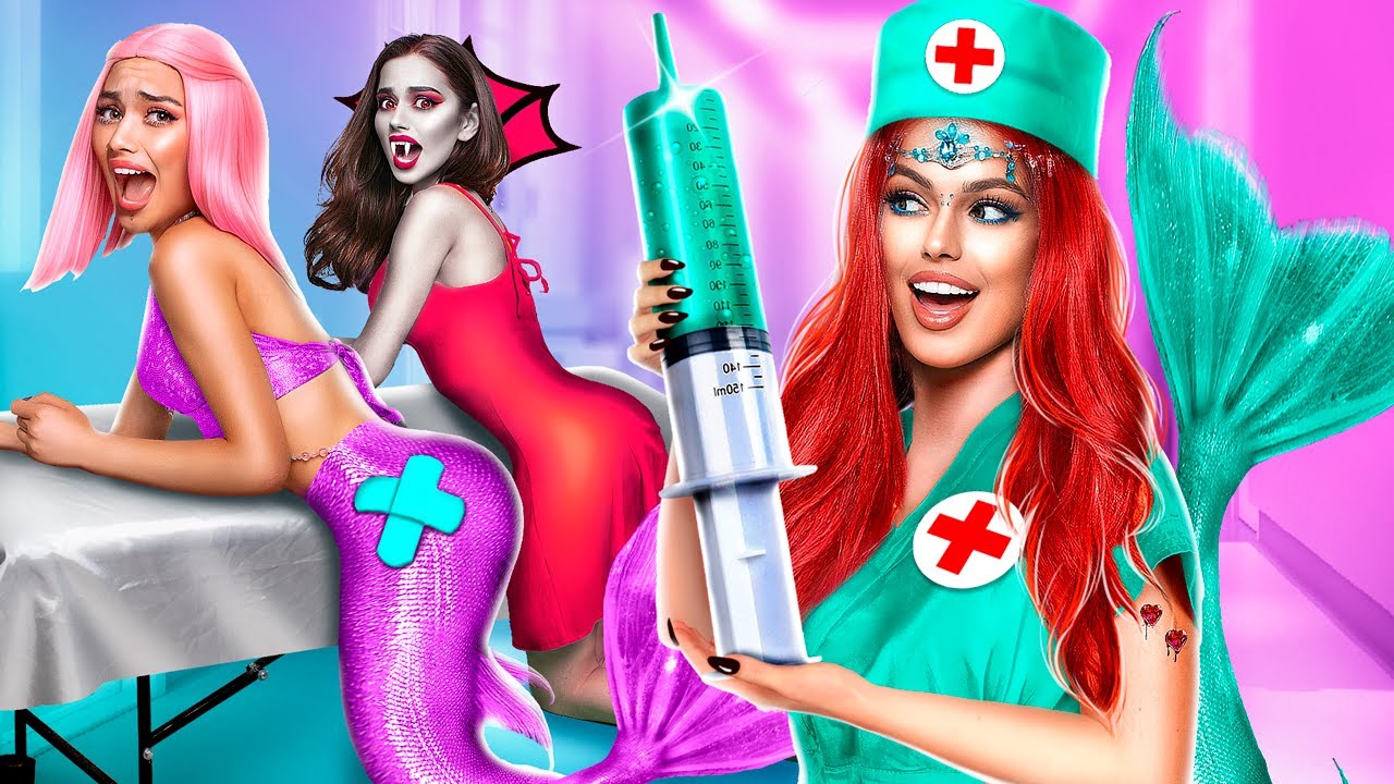 Das Meerjungfrauen-Krankenhaus! Ein Krankenhaus für Videospiel-Helden!