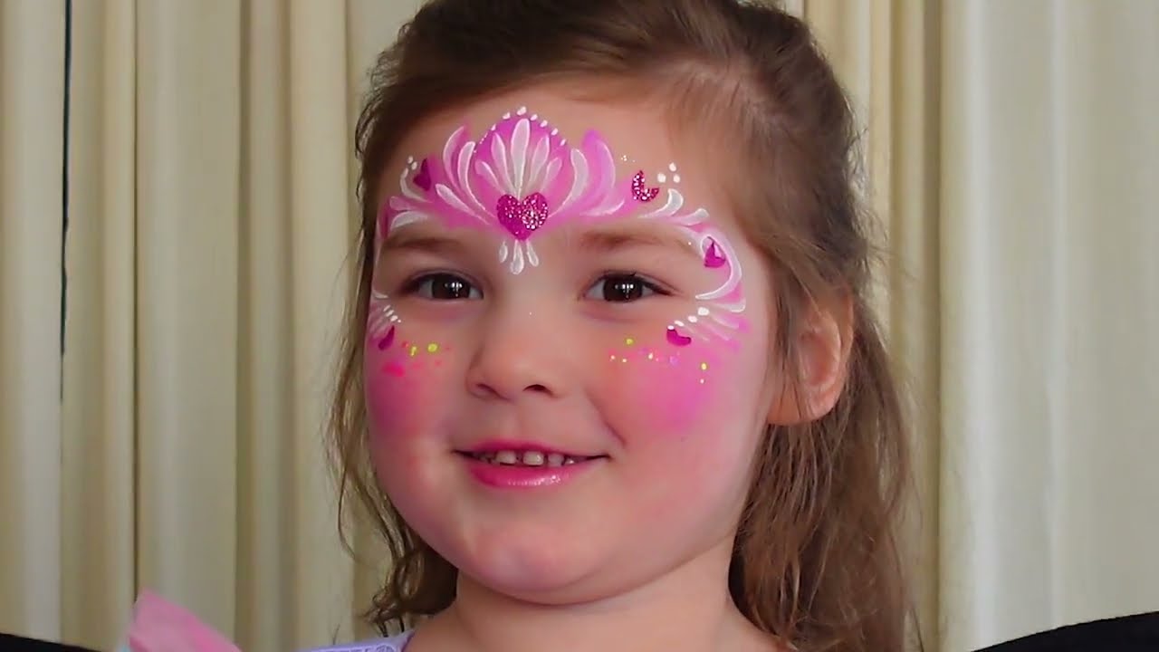 How to face paint Fairy Princess - face painting for beginners - great for birthday parties