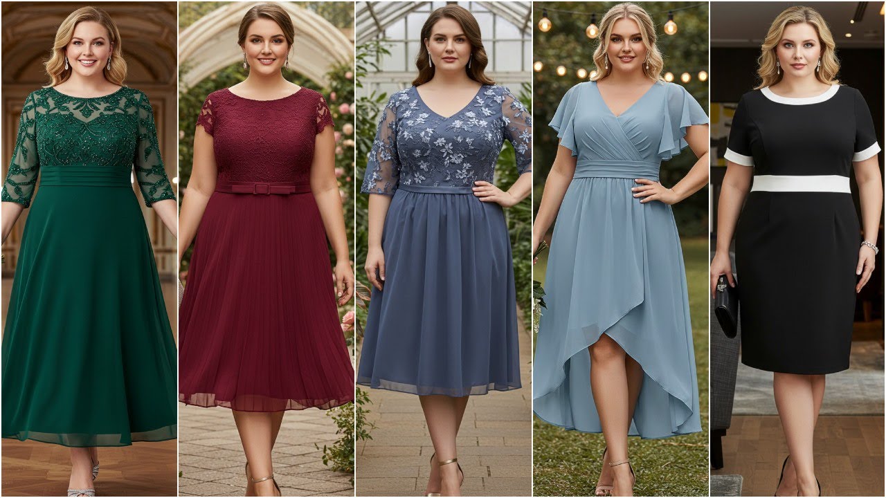 Stunning Plus Size Cocktail Dresses for Mother of the Bride in 2025