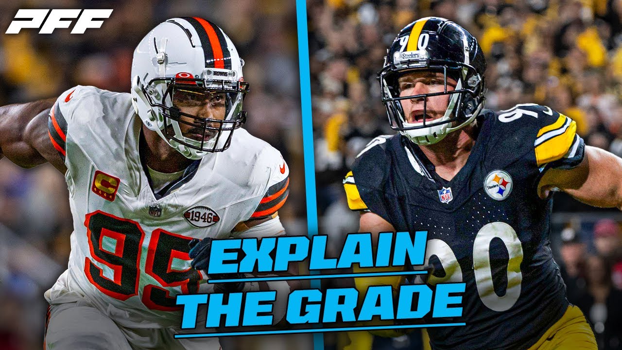 Why Myles Garrett Graded Better than T.J. Watt | PFF