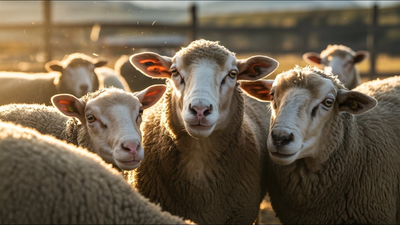 Pure Farm Sounds | Sheep, Chickens, and Nature's Peace