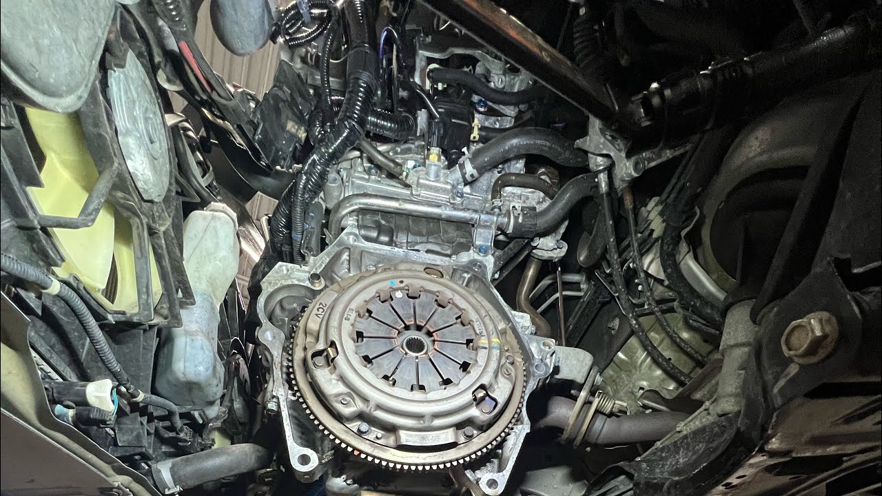 2015 Honda Fit rear main seal replacement part 1 @taingTv