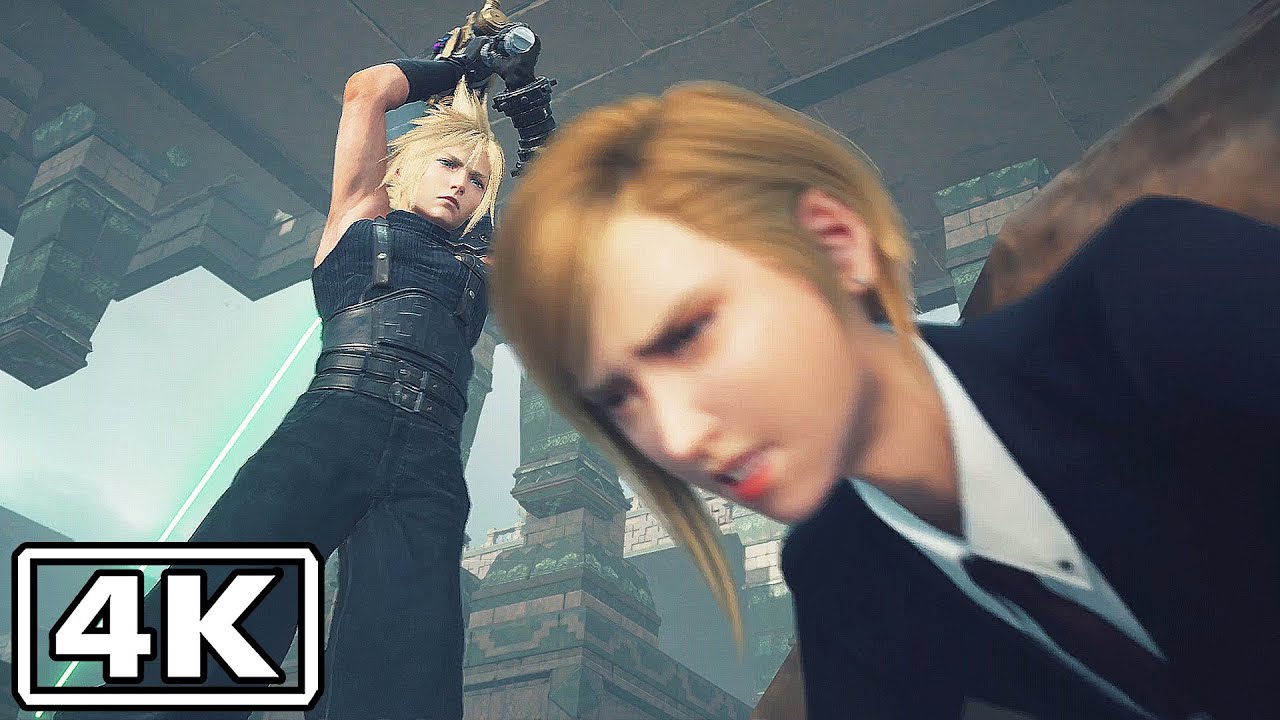 Final Fantasy VII Rebirth - Cloud's last fight against the Turks 4K 60FPS