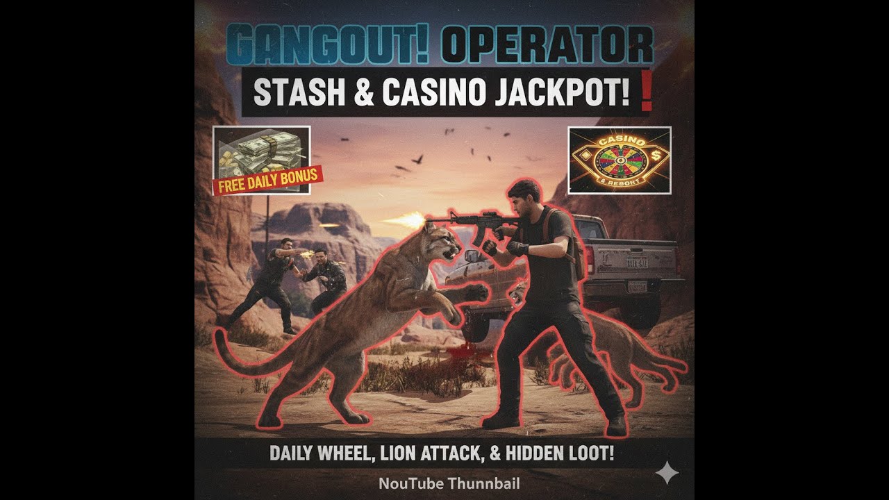 GTA Online: Casino Lucky Wheel, Stash House Raid & MOUNTAIN LION Attack! 🦁🔥