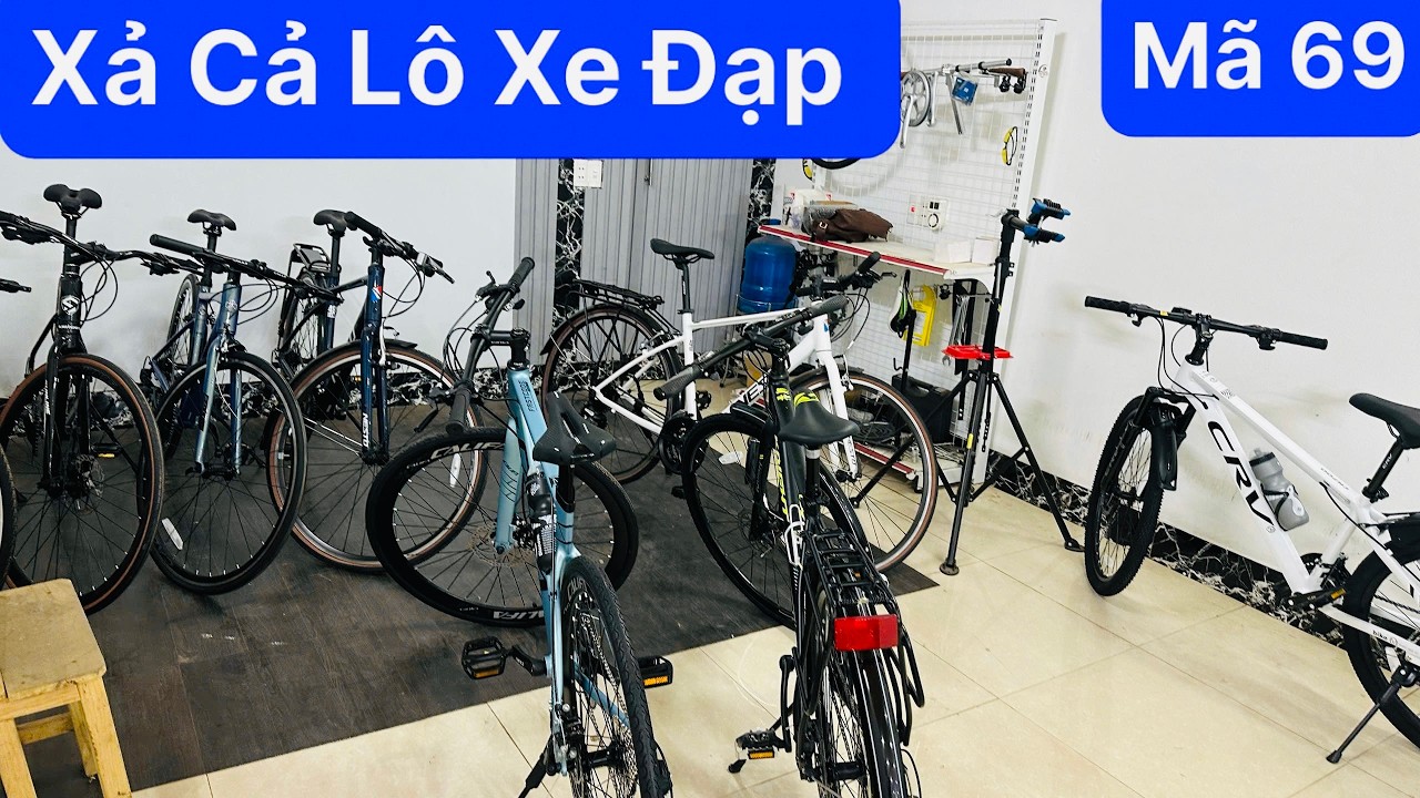 Mã 69 Khuyến mại Đầu năm 2026 LÔ XE ĐẠP GIẢM GIÁ KHUYẾN MẠI CÁC MẪU XE ĐẠP THỂ THAO GIÁ RẺ