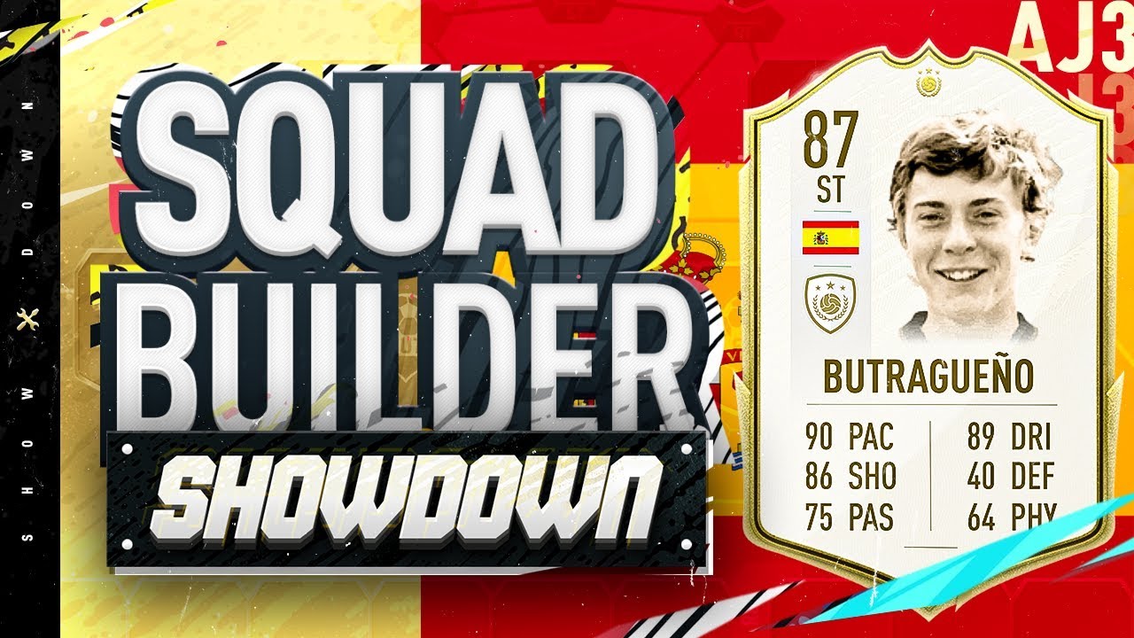 Fifa 20 Squad Builder Showdown!!! ICON BUTRAGUENO!!! 5 Star WeakFoot God Tier Icon