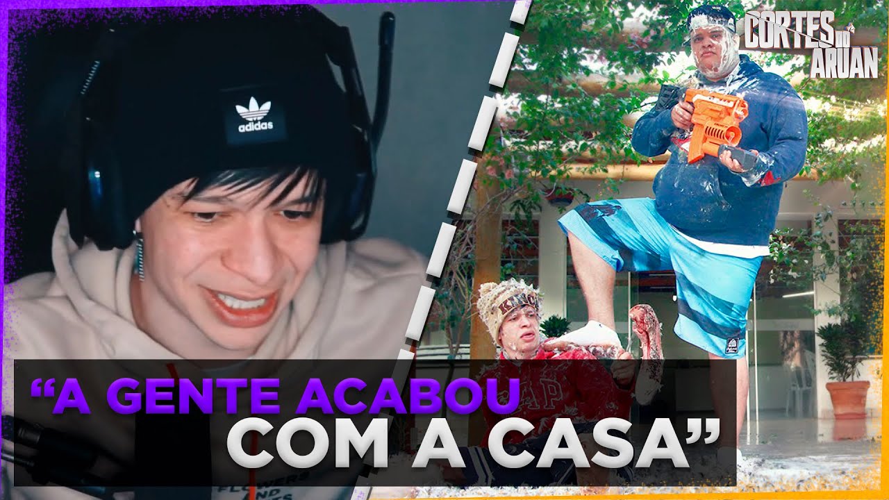ARUAN REAGE A BATALHA DE NERF (EDUKOF) - Cortes do Aruan