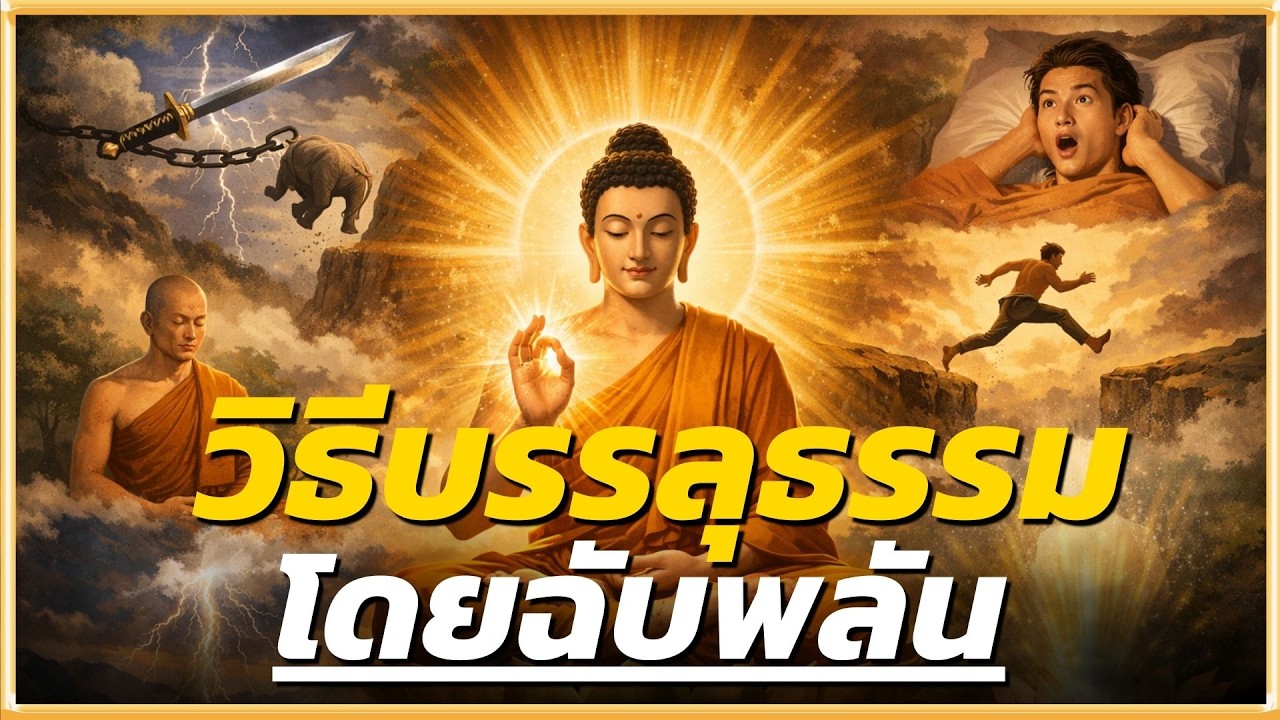 วิธีบรรลุธรรมโดยฉับพลัน เคล็ดลับที่พระพุทธเจ้าสอน l ปัญญาธรรม