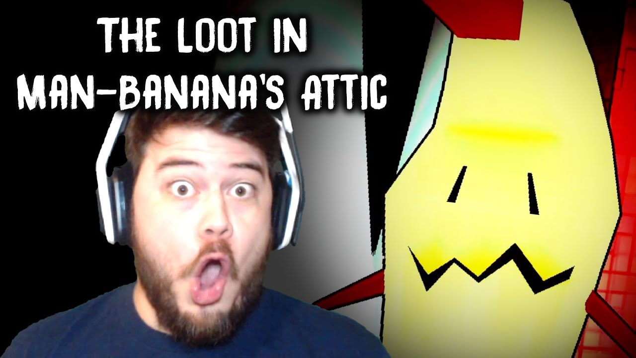 I'M BEING CHASED BY A FRUIT MONSTER!! | The Loot in Man-Banana's Attic (MicroHorrorArcade)