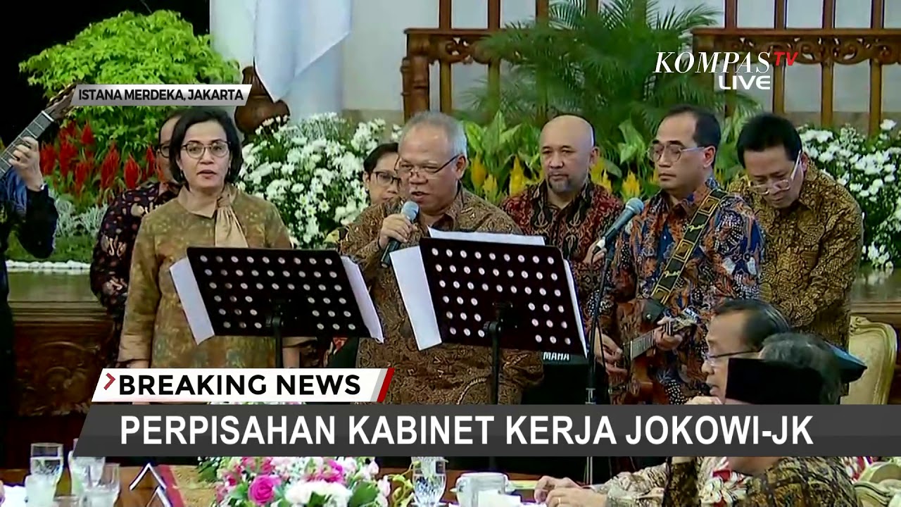 Penampilan “Elek Yo Band” di Perpisahan Kabinet Kerja