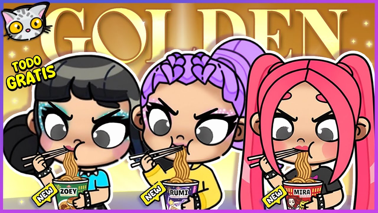 🎤K-POP DEMON HUNTERS!🍜 &iexcl;DECORO el COMEDOR y la COCINA de la MANSI&Oacute;N GOLDEN  |  PARTE 3
