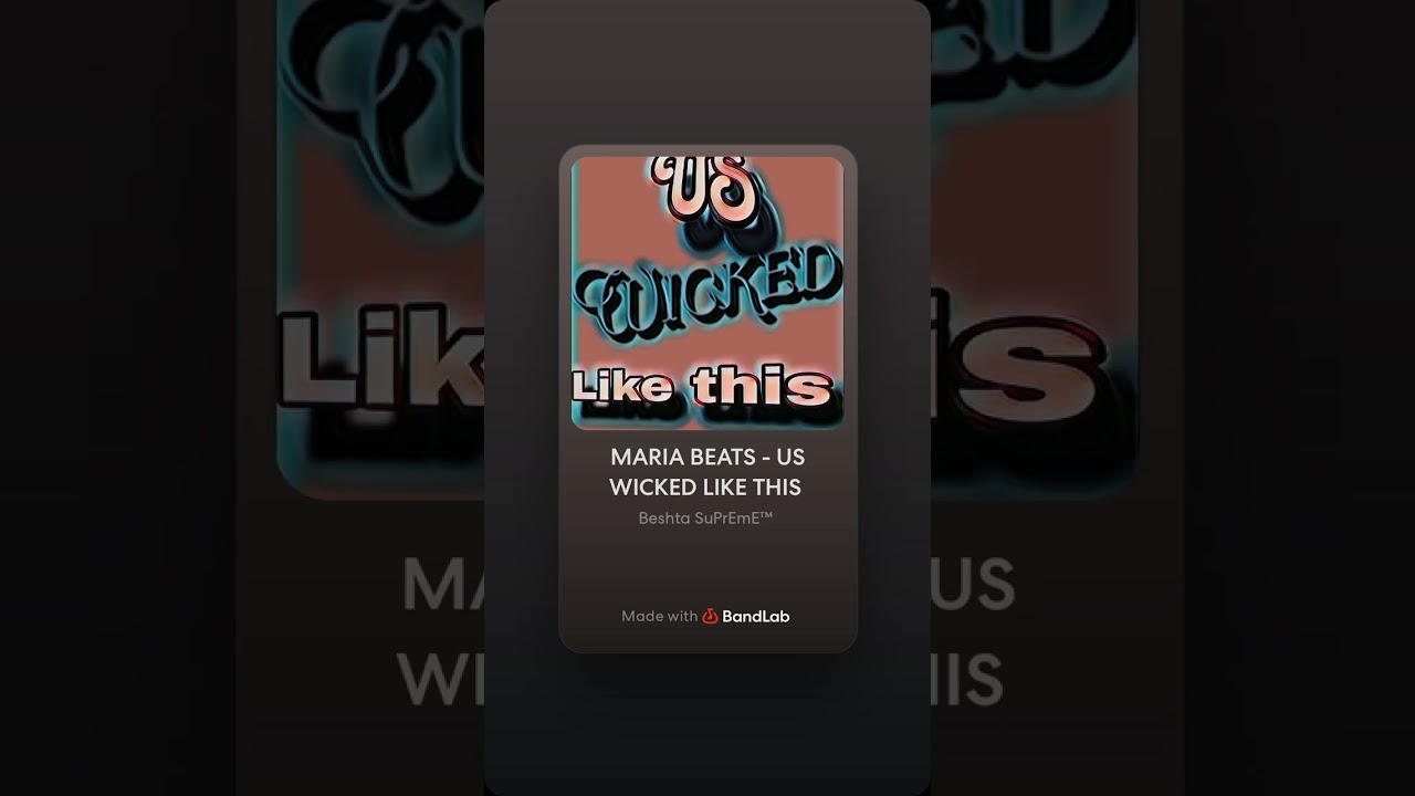 MARIA BEATS - US WICKED LIKE THIS (Progressive Techhouse ReMix)