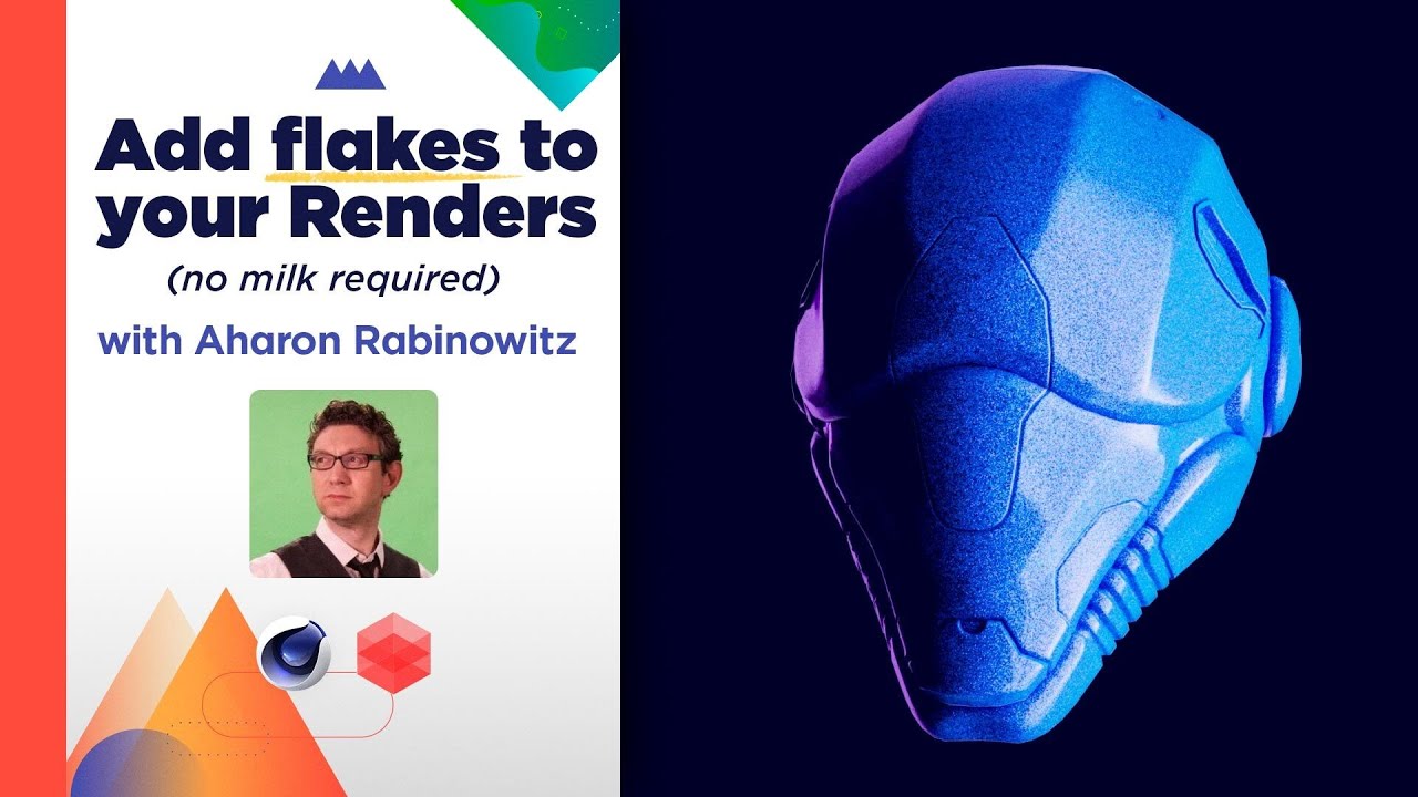 Add FLAKES to Your Renders (No Milk Required) | New C4D Redshift Shader